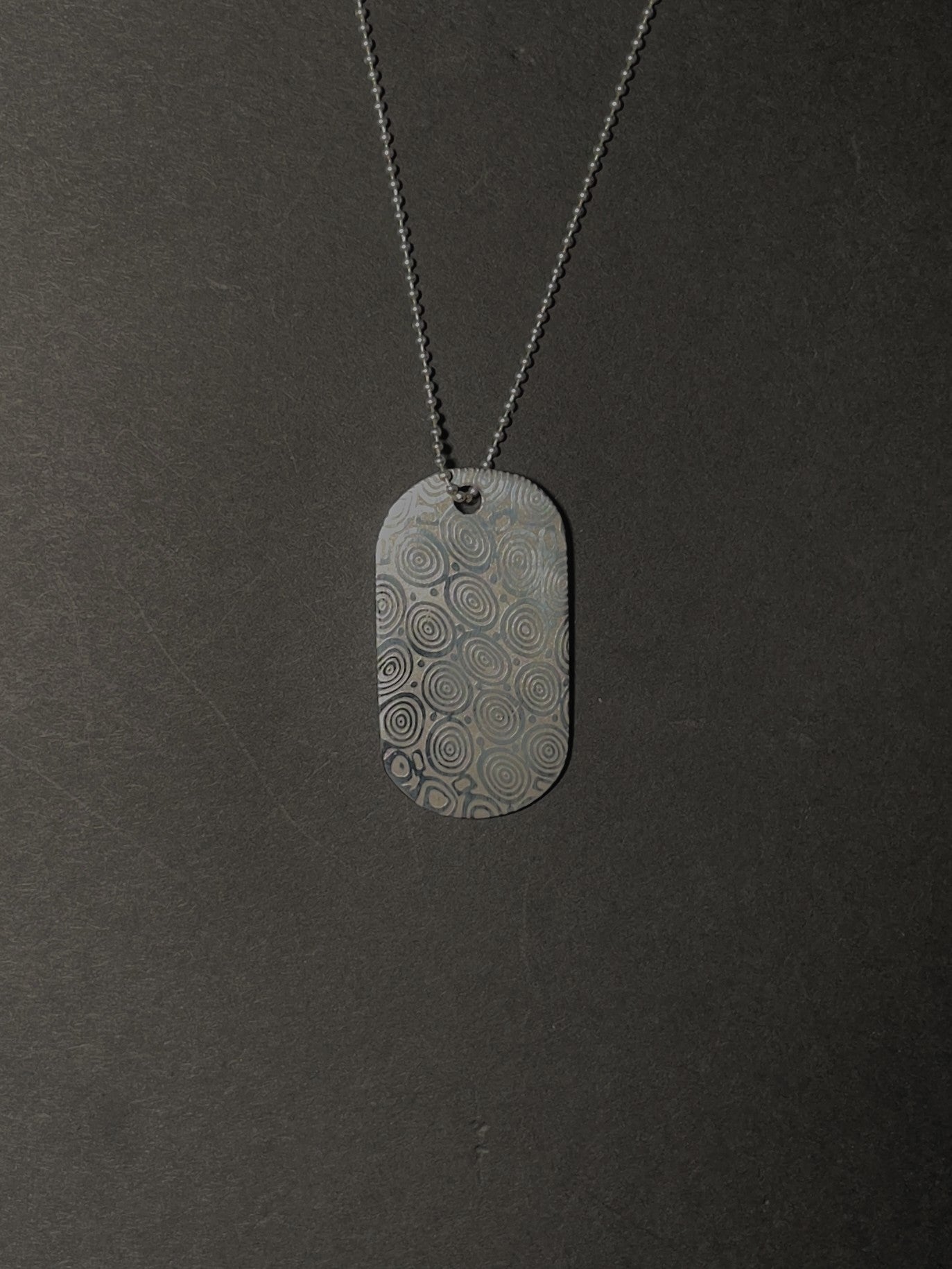 Damasteel Bluetongue™ Dog Tag