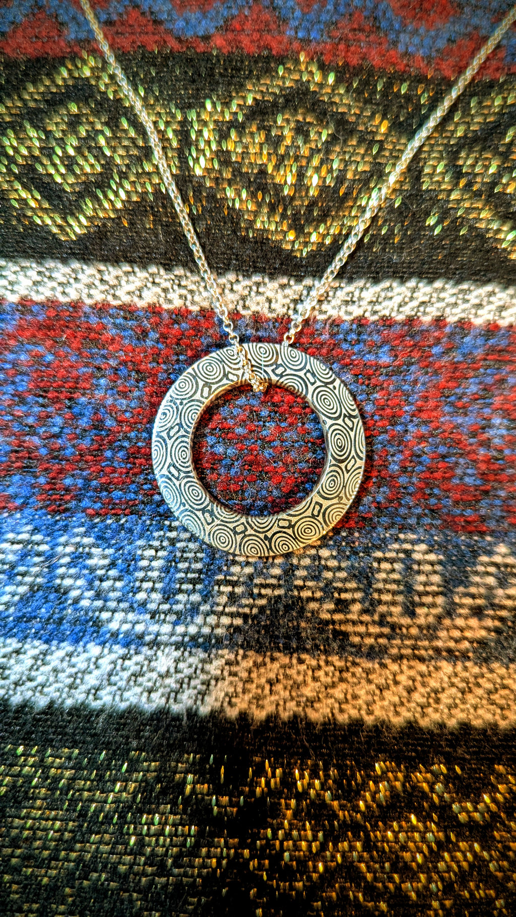 Damasteel Bluetongue Pendant