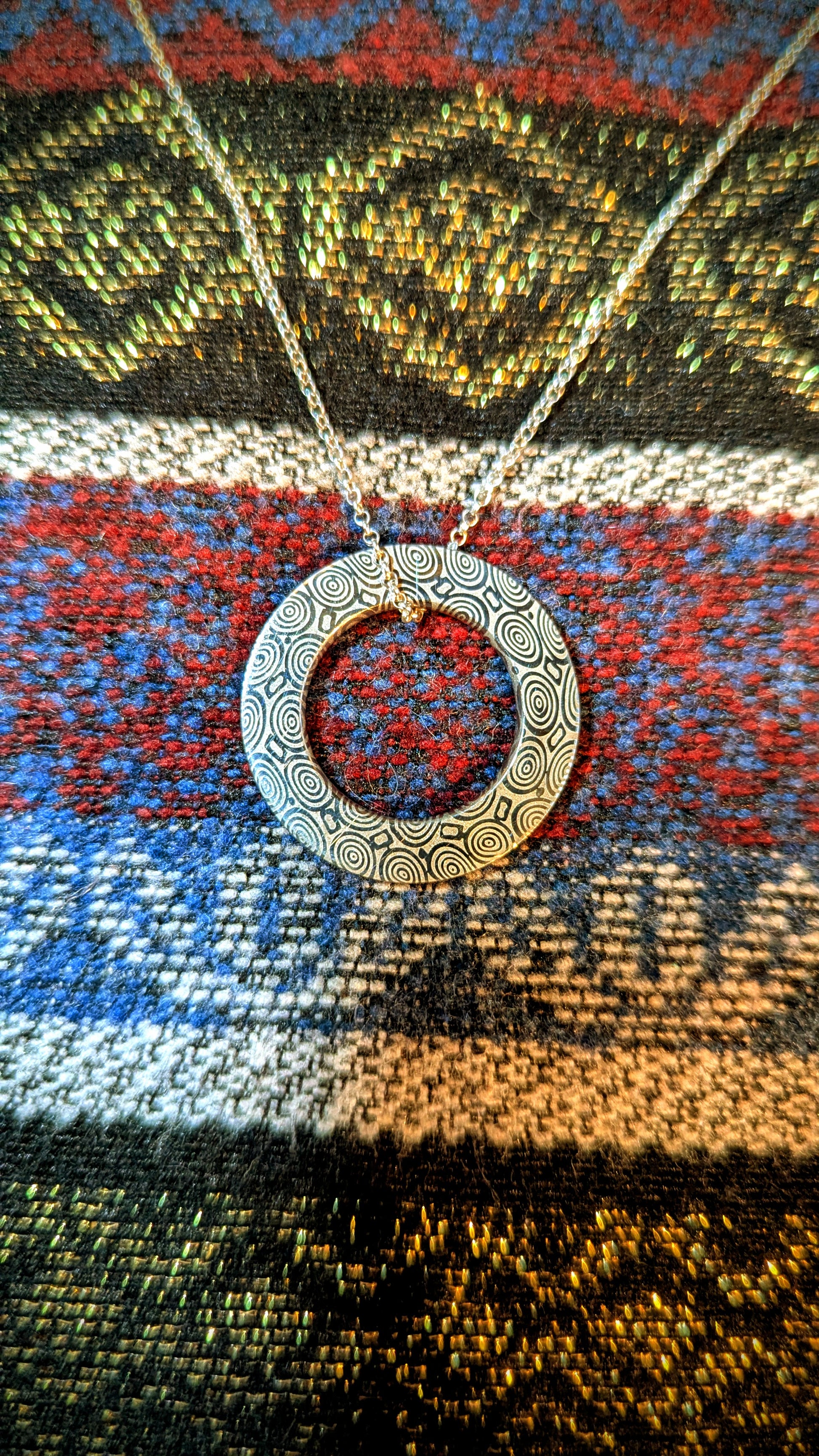 Damasteel Bluetongue Pendant