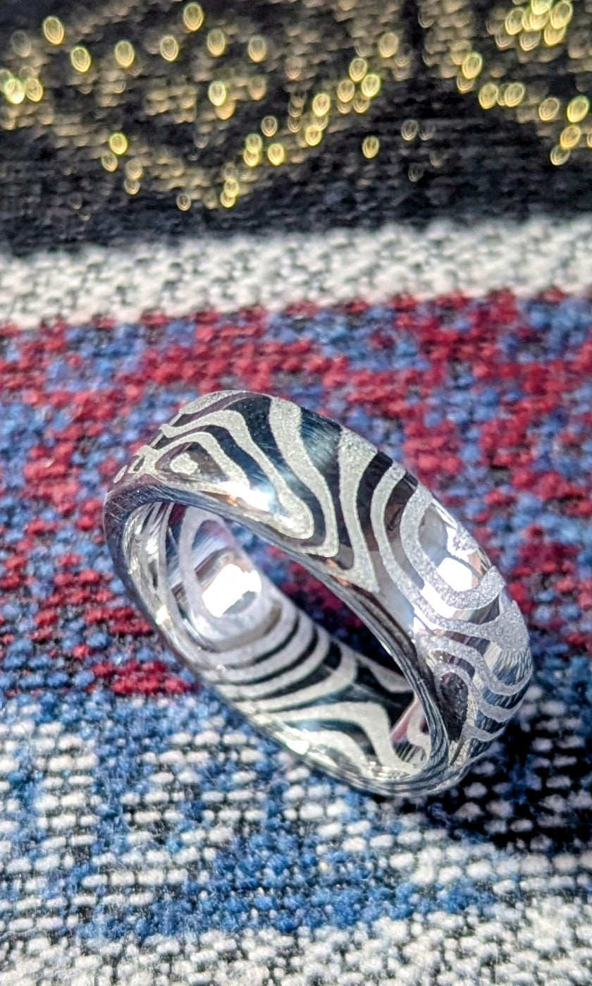 Damascus Ring, Lucia™ by Damasteel