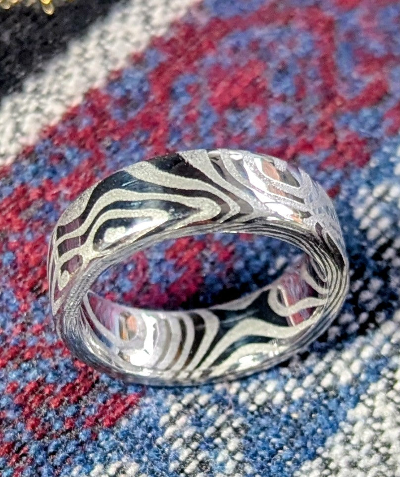 Damascus Ring, Lucia™ by Damasteel