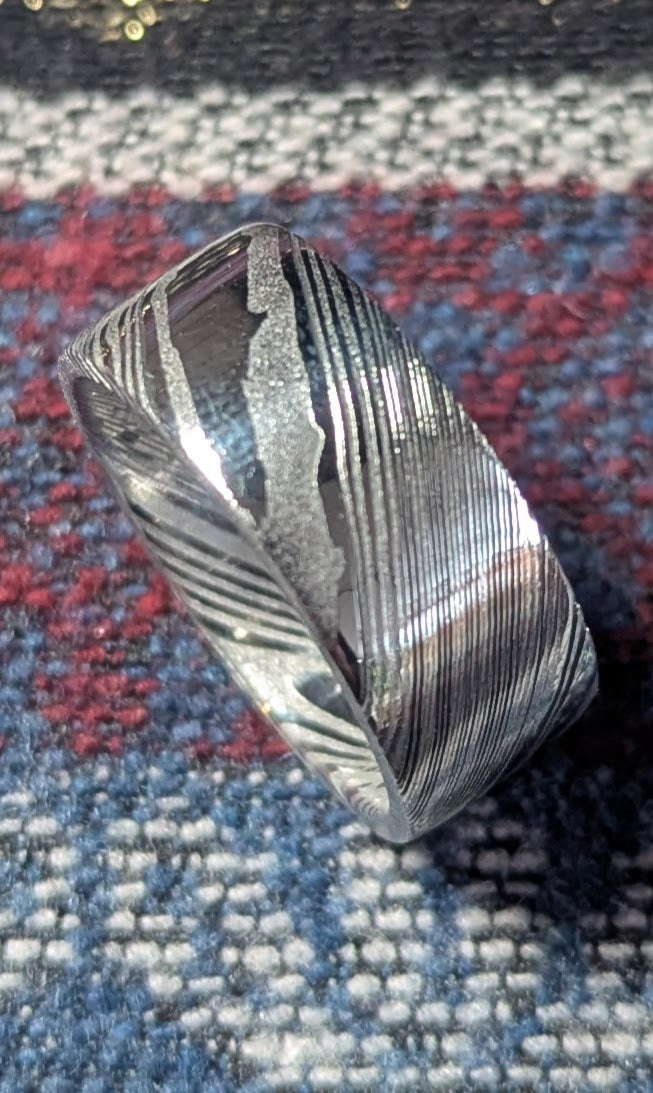 Damascus Ring, Dense Twist™ by Damasteel