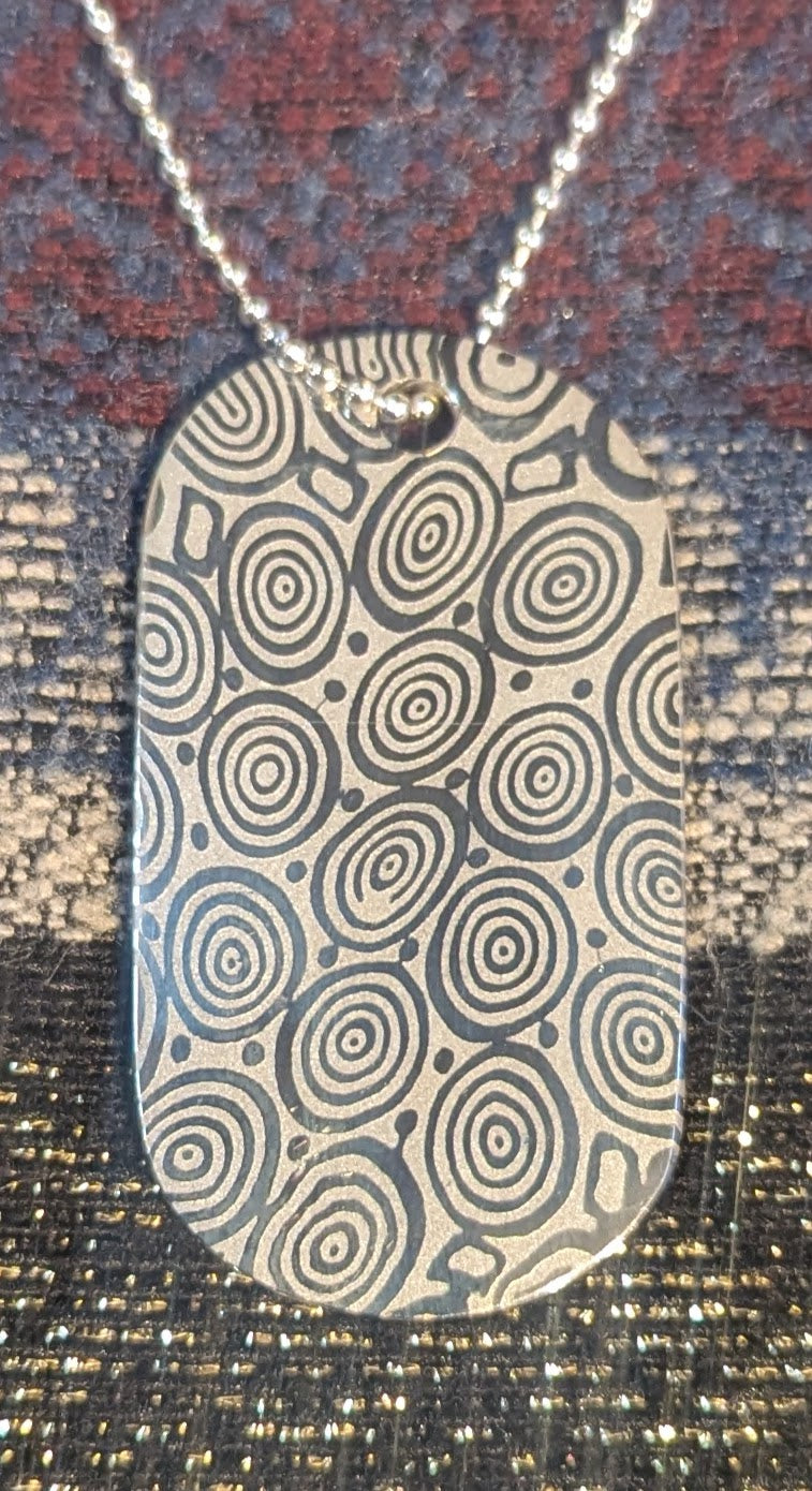 Damasteel Bluetongue™ Dog Tag