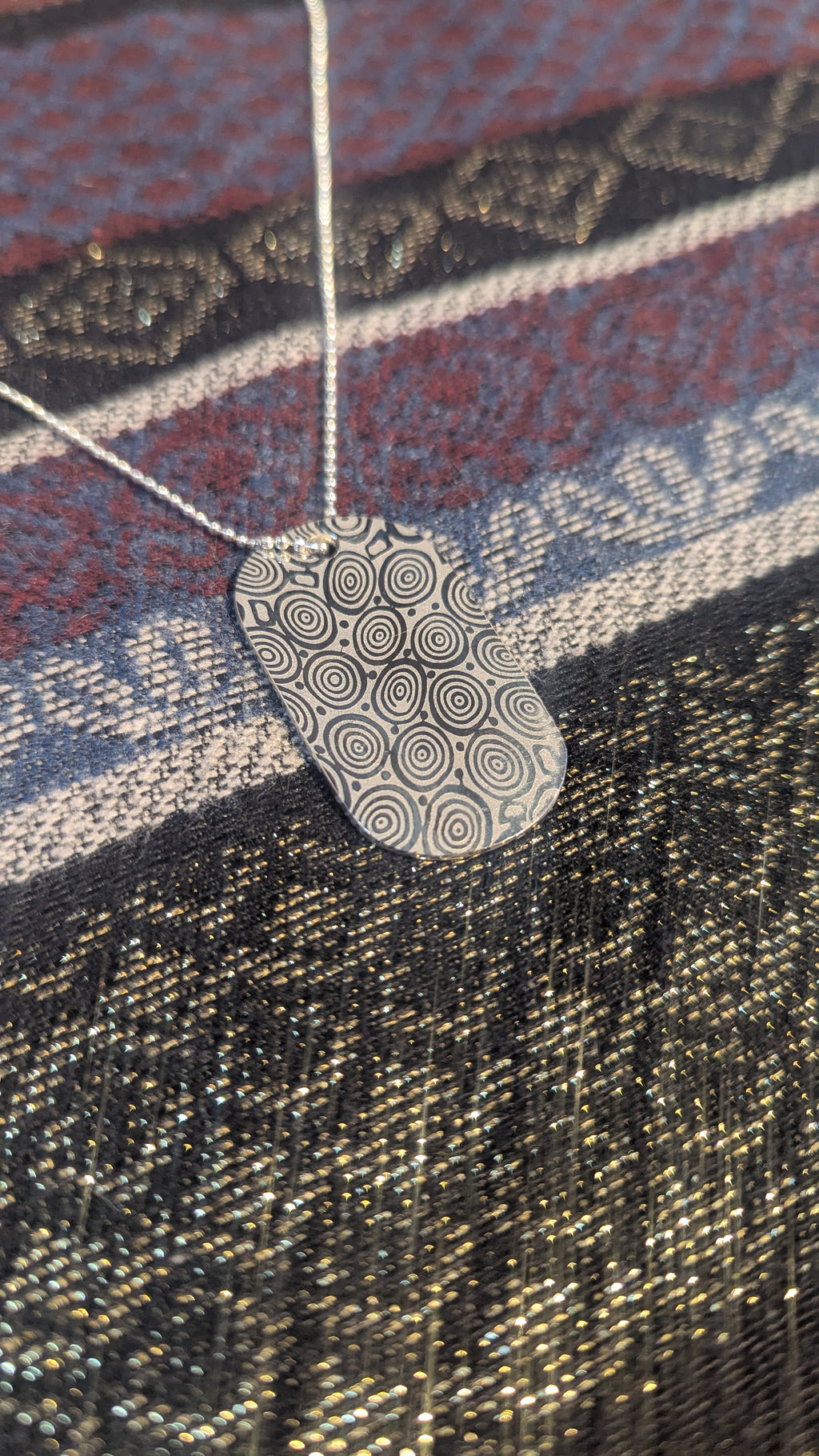 Damasteel Bluetongue™ Dog Tag